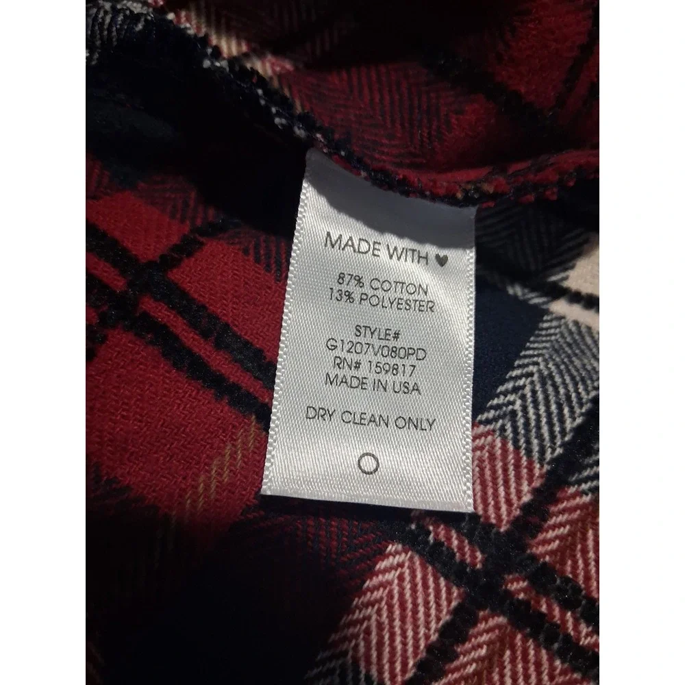 Arula Plaid Academia Varsity Heritage Women's Plus size 3X Flannel Mini Skirt